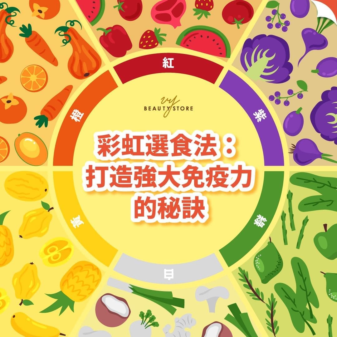 彩虹选食法:打造强大免疫力的秘诀