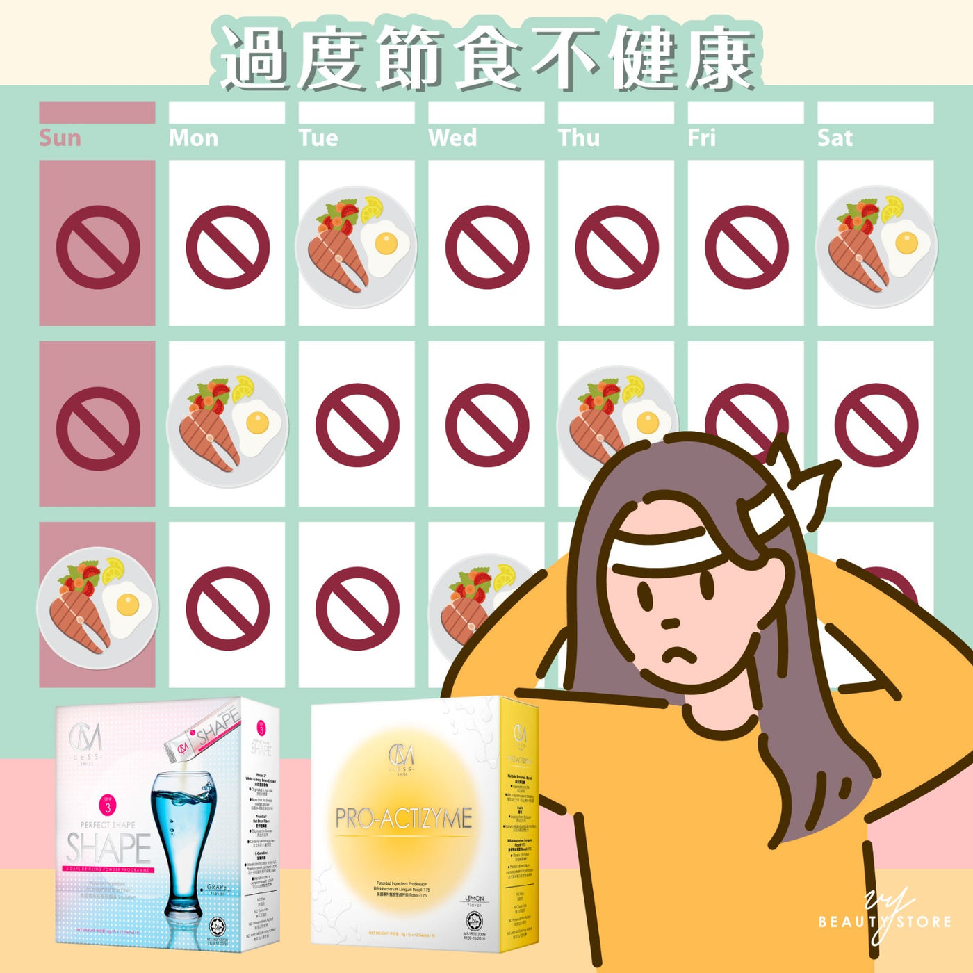 过度节食,减重修身NG!