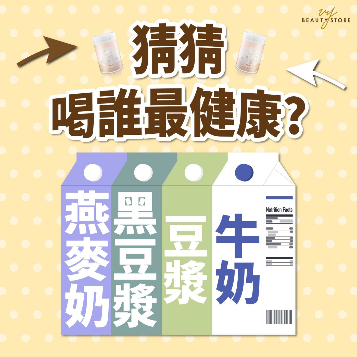 豆浆、黑豆浆、牛奶、燕麦奶-喝谁最健康? 🥛