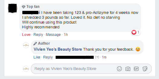 【FB公开评论】不捱饿、不节食，一样给你瘦下去啦！